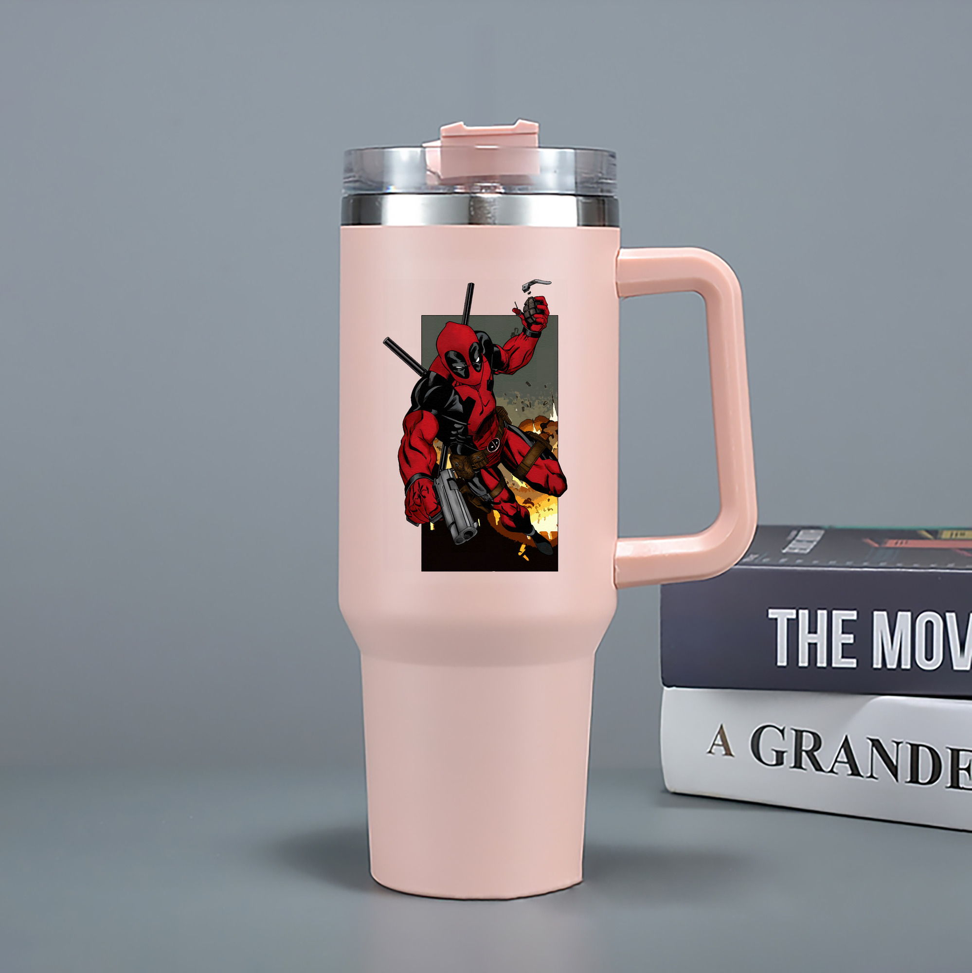 （画像用） Deadpool デッドプール 1200mL車用タンブラー（カラープリント）